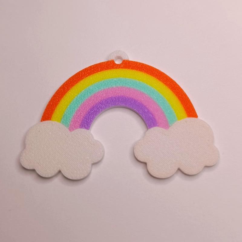 Rainbow Key Ring