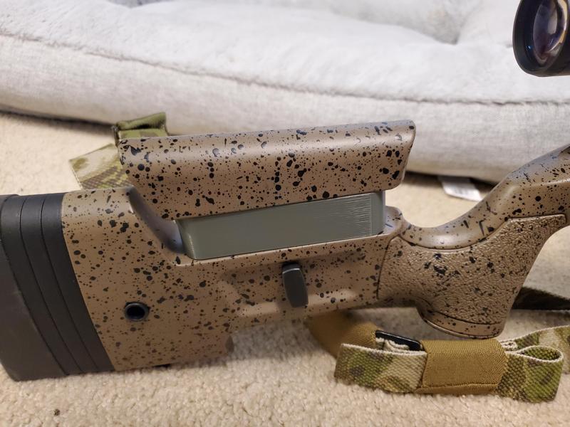 Bergera B-14 HMR cheek rest spacer.