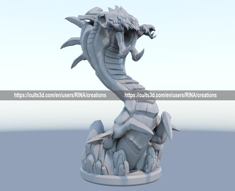 baron nashor 3D print model from League of Legends