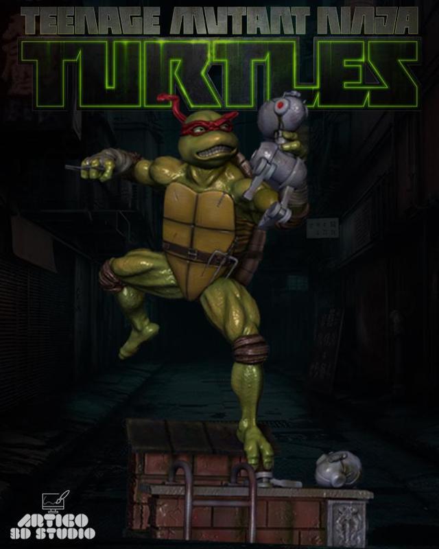 TMNT Teenage Mutant Ninja Turtles Raphael 90's 1/6 Scale