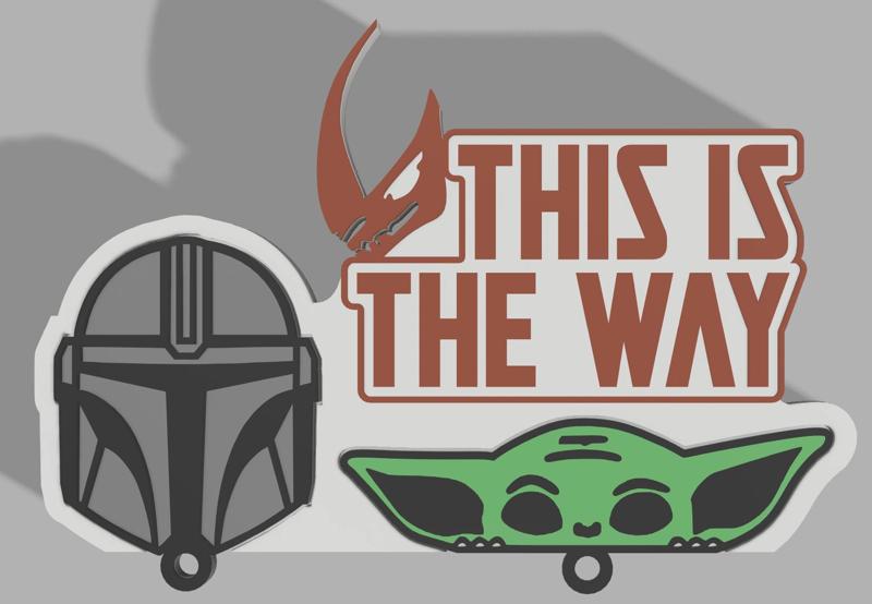 This is the way key holder