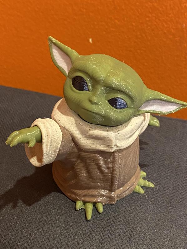 Baby Yoda Multicolor Remix