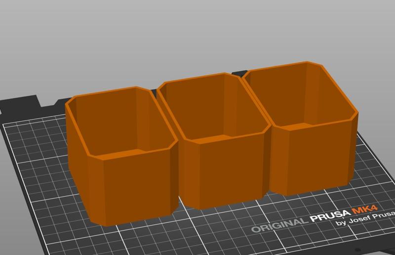 Milwaukee Packout 8 inch Container 1/3 size 2/3 height bin