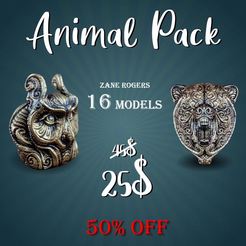 Animal Pack - 16 models 50% OFF!