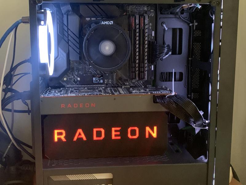 enseigne leds amd radeon