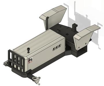 3D tractor for control witch arduino