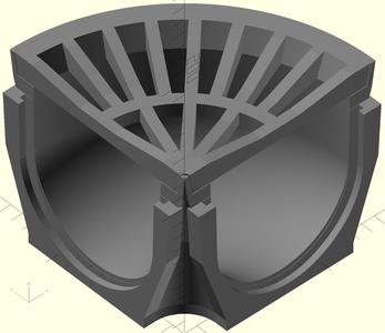 Trench Drain Right Angle Adapter