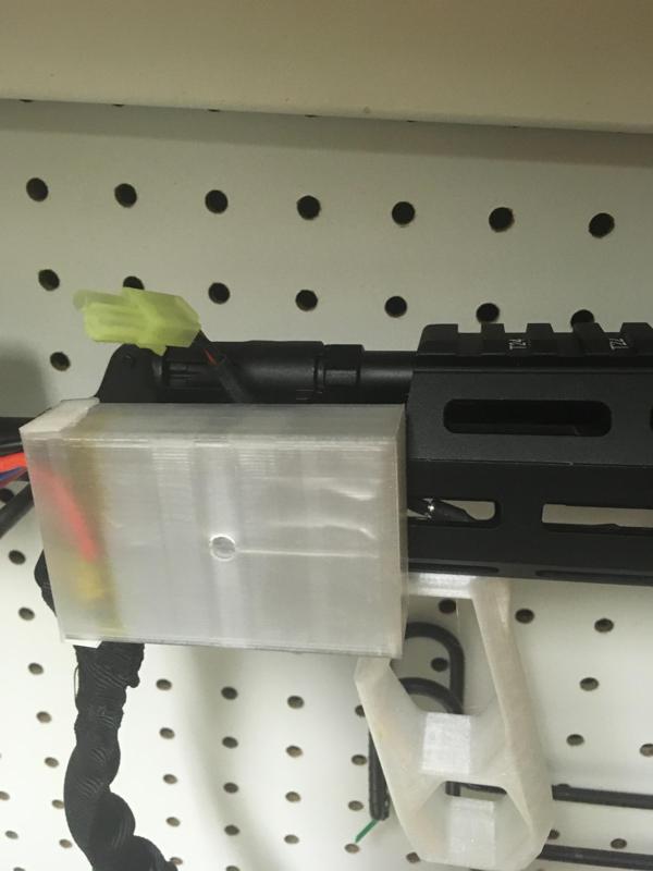 Airsoft 11.1v Lipo (PEQ) M-lok mount