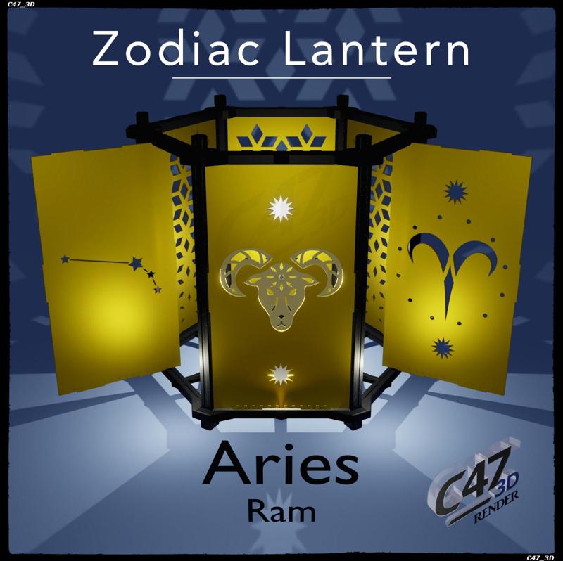 Zodiac Lantern - Aries (Ram)