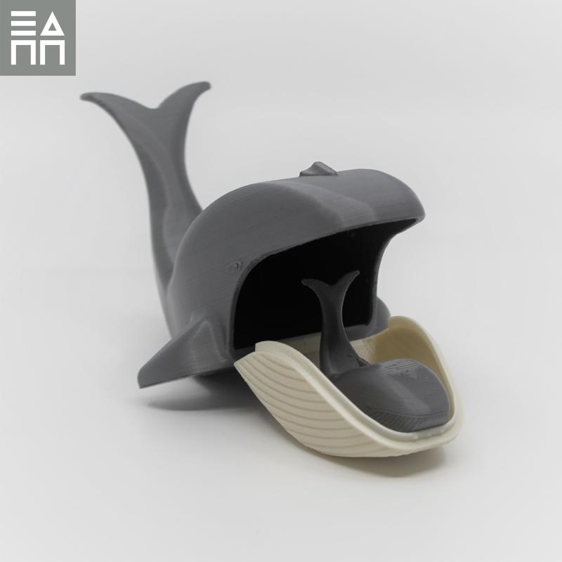 Blue Whale Mama & Baby