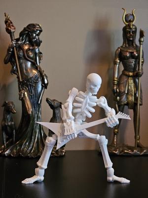 Guitar for Poseable Skeleton