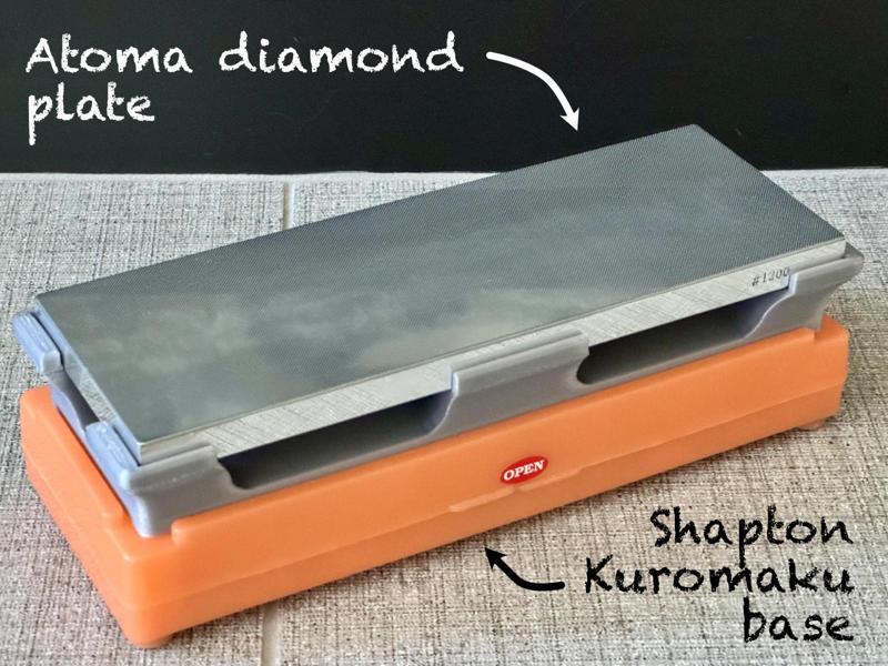 Atoma diamond plate holder for Shapton Kuromaku base