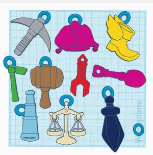 Minecraft Hermitcraft TCG keychains