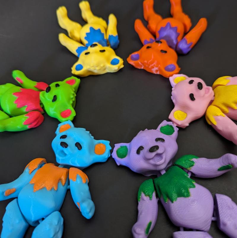 Articulated Grateful Dead Dancing Bear