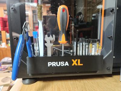 Tools and Nozzle holder for Pusa XL (Sumo enclosure is also possible)