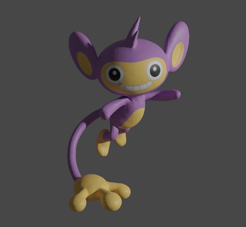 Aipom 3D print model