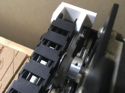 Modified Shapeoko 3 Drag Chain Lower Y Mount