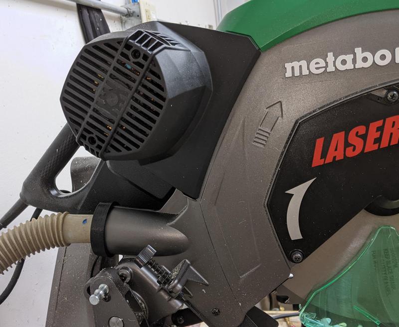 Metabo 12 Inch Sliding Miter Saw Dust Collection Boot