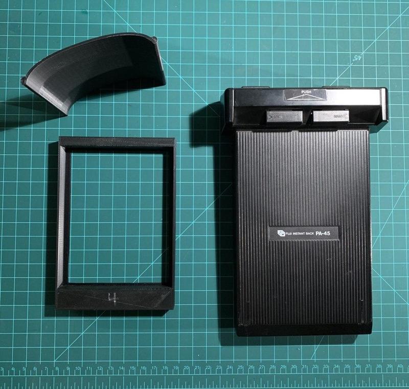 4 x 5 plate adapter for Fuji PA-45