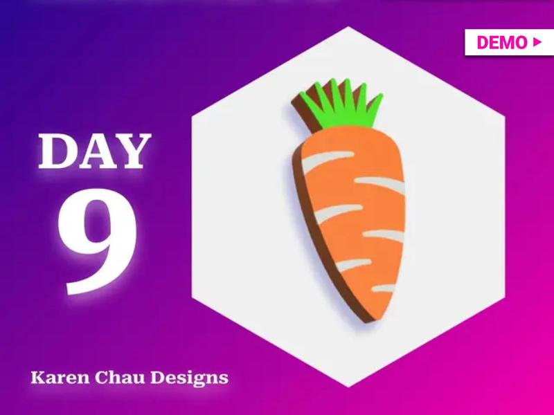 March Magnets - Day 9 #marchmagnets | Carrot