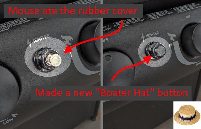 Char-Griller Igniter Switch Cover