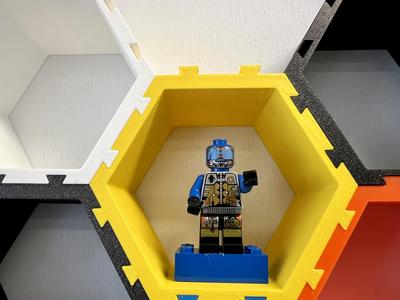 Interlocking hexagons