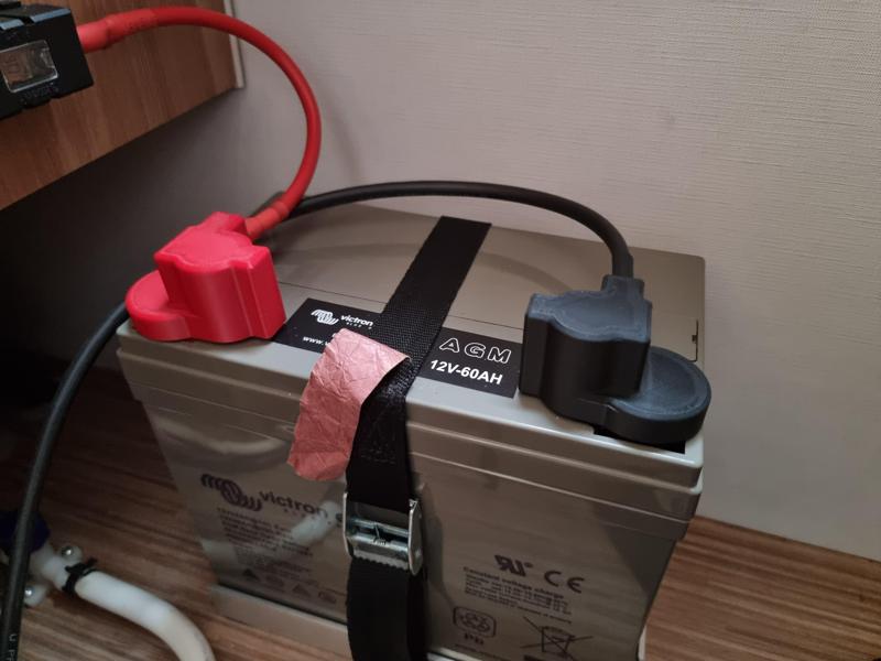 Victron 60Ah AGM battery terminal covers