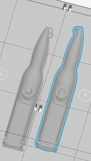 USB Shell based of a 50. caliber bullet