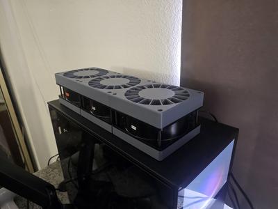 External 360mm PC radiator extraction fans