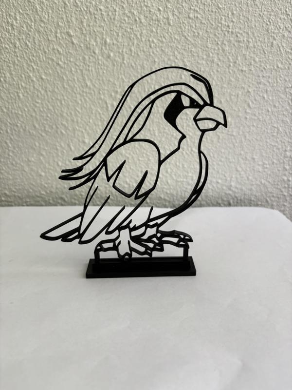 Pidgeot Pokemon line art