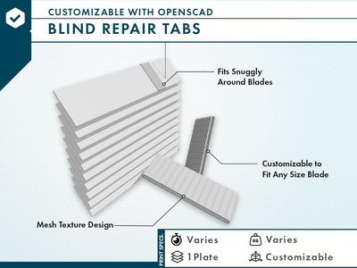 Broken Blind Repair Tabs