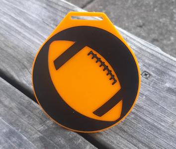 Customizable Football (American) Medal, sports award, participation gift