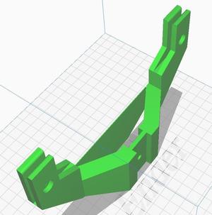 Center adapter for camera mount Ender 3