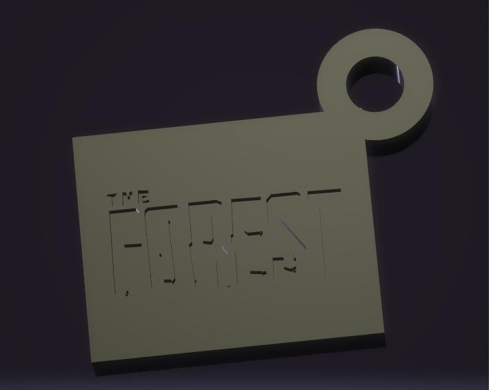 'The Forest' Keychain