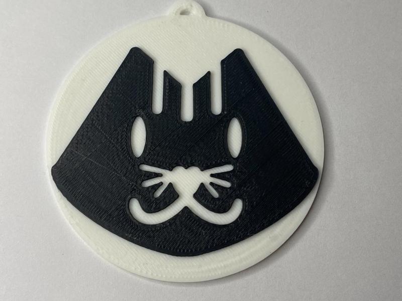 cat keychain
