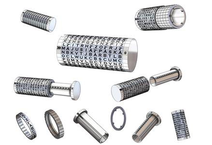 The Da Vinci Code Cryptex With Rings