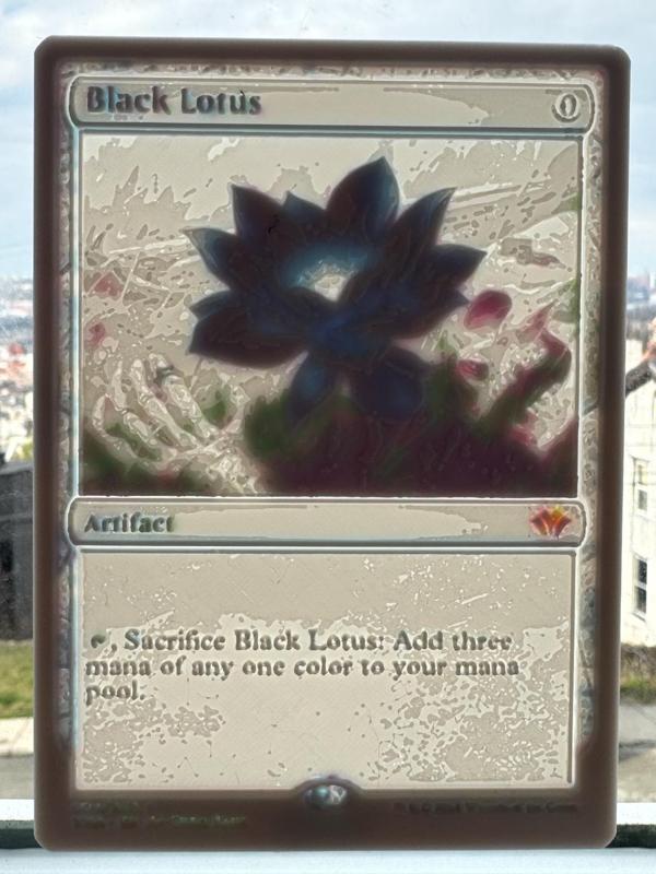Black Lotus Color Lithophane