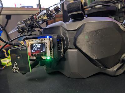 Dji goggles analog faceplate mount