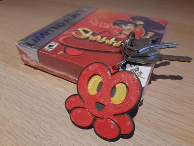 Heart Squid Keychain