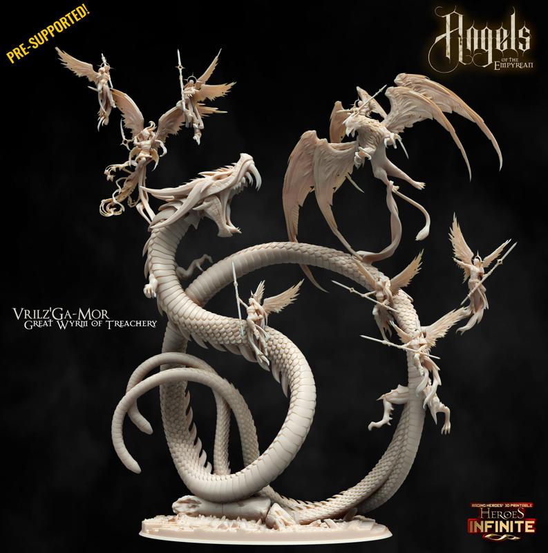 Vrilz'Ga-Mor, Great Wyrm of Treachery Diorama