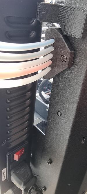 Prusa Enclosure back outlet for PTFE tubes