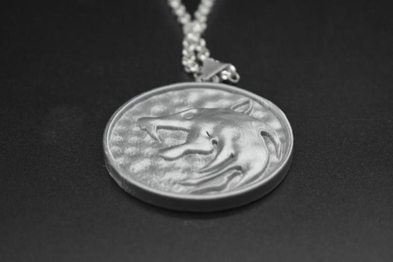 The Witcher Wolf Head Medalion