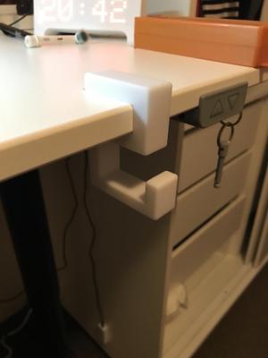 IKEA BEKANT DESK CABLE HOOK