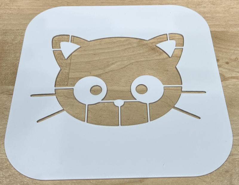 Chococat Drawing Stencil