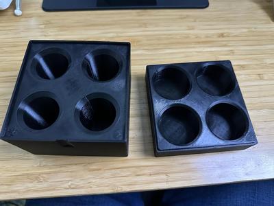 Medicine Bottle Holder With Magnetic Lid