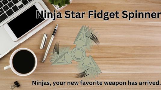 Ninja Star Fidget Spinner!