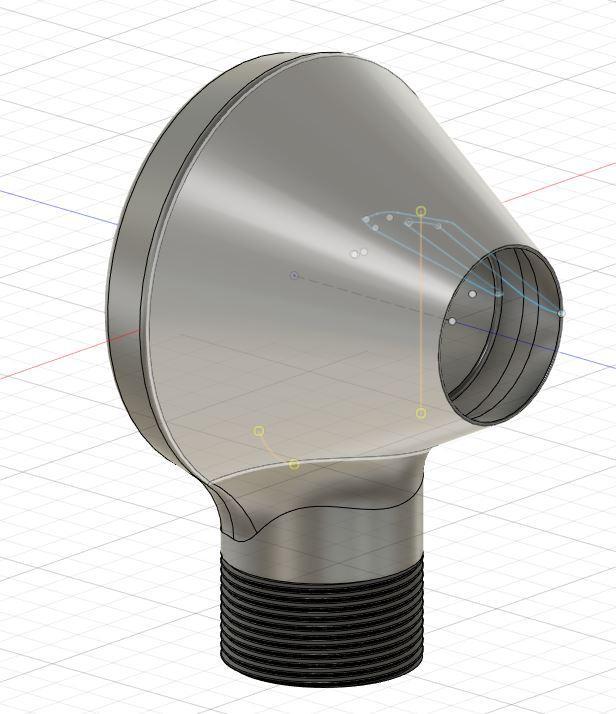 Bladeless Fan Styled pool Düse mit 1 1/2 Zoll Gewinde