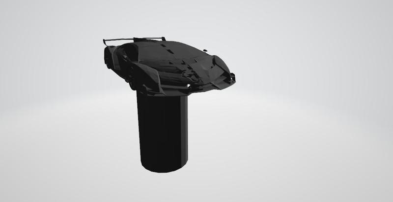 Race track with supercars