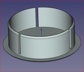 simple desk hole cap