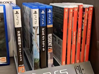 PS5 Switch Game Cartridge and Disc Combination Stand